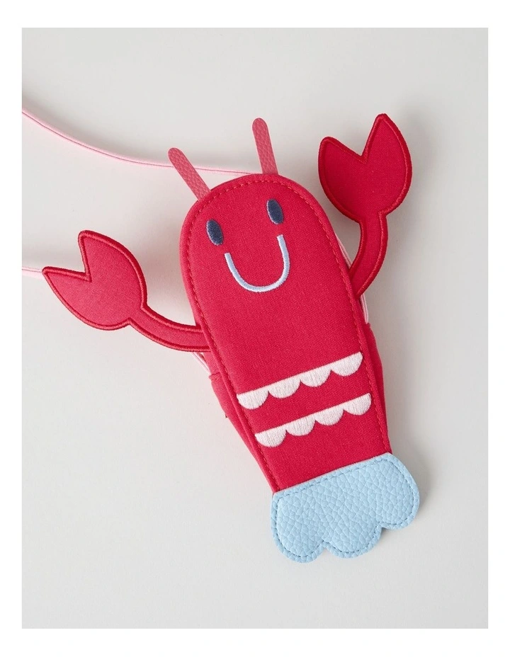 Lobster Cross Body Bag in Red image 3