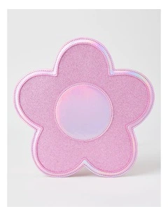 Mini Transparent Daisy Backpack in Pink