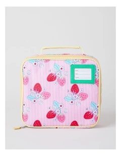 Strawberry Stripe Lunchbox in Pink