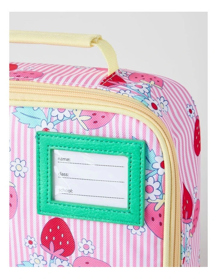 Strawberry Stripe Lunchbox in Pink image 2