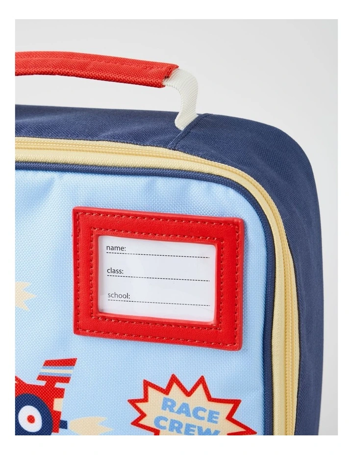 Race Crew Lunchbox in Blue image 2