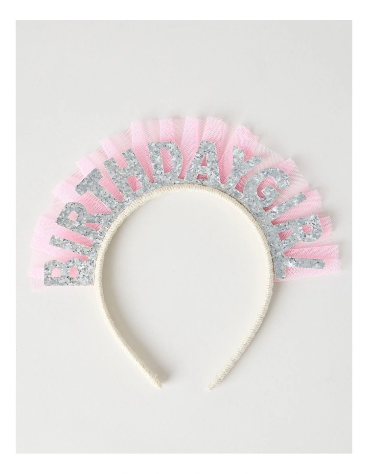 Birthday Headband in Pink image 1