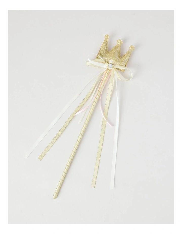 Crown Wand in Gold Glitter image 1