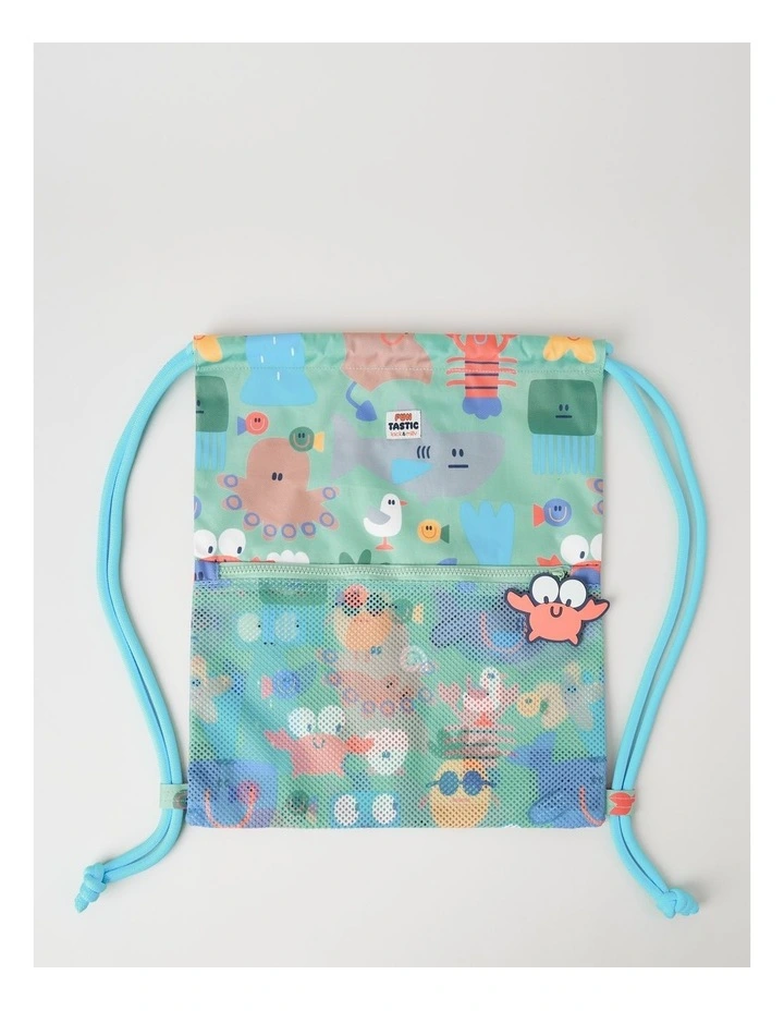 Swim Bag with Charm in Green image 4
