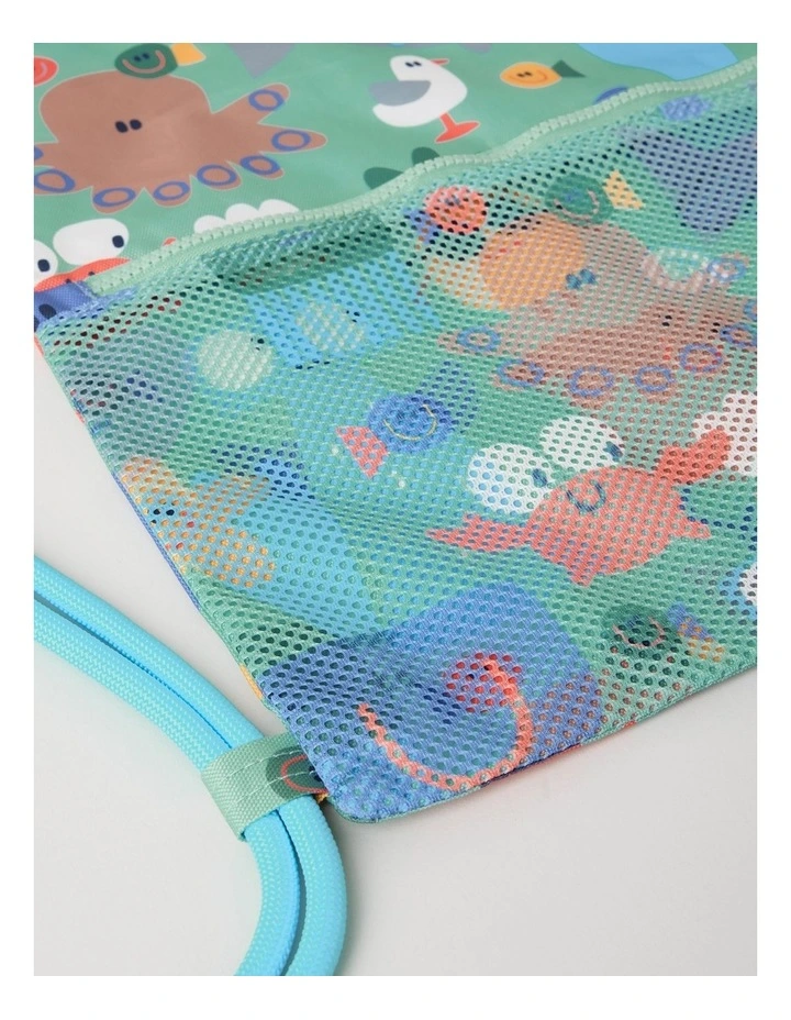 Swim Bag with Charm in Green image 5