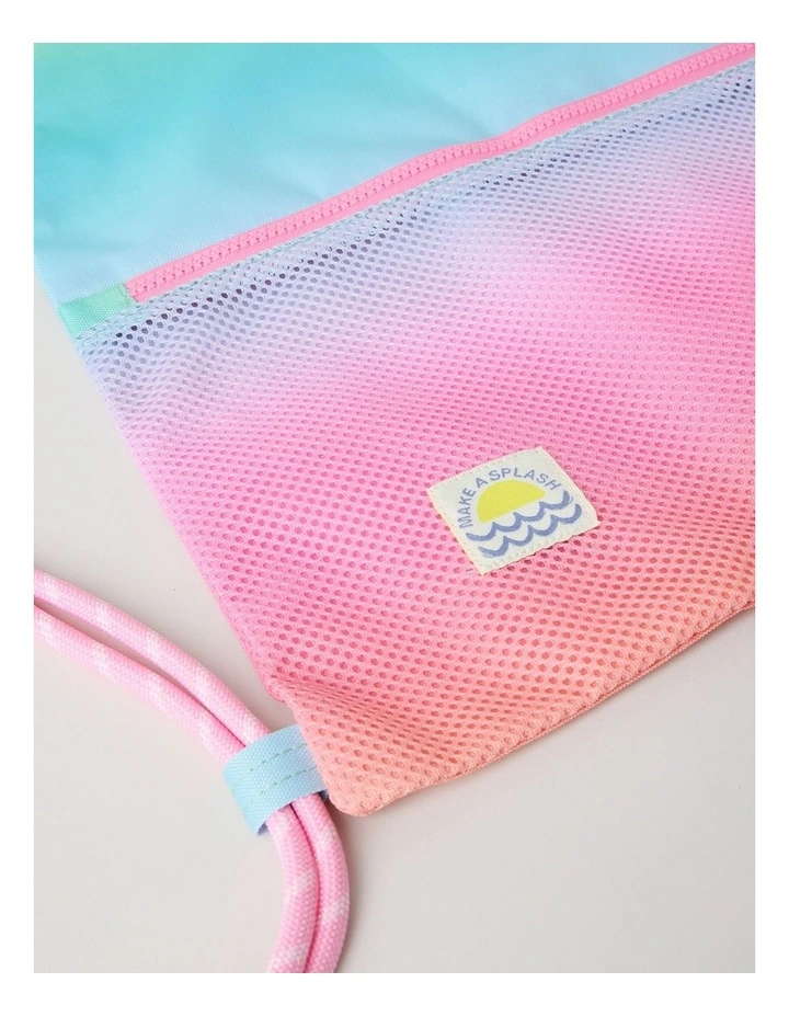 Swim Bag in Ombre Rainbow image 5