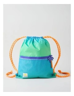 Swim Bag in Ombre Blue/Green