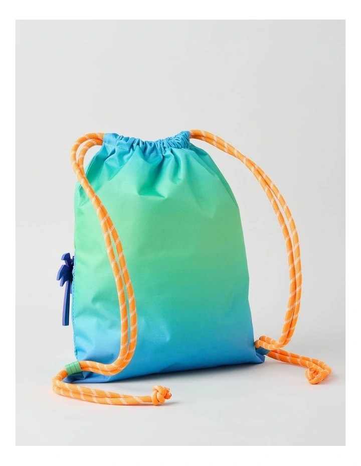 Swim Bag in Ombre Blue/Green image 3