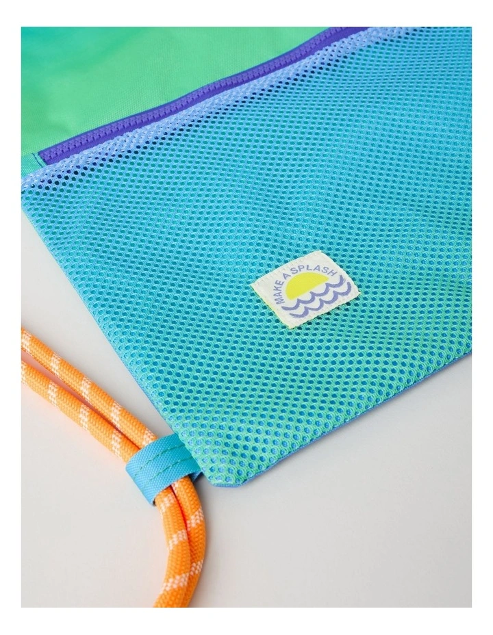 Swim Bag in Ombre Blue/Green image 5