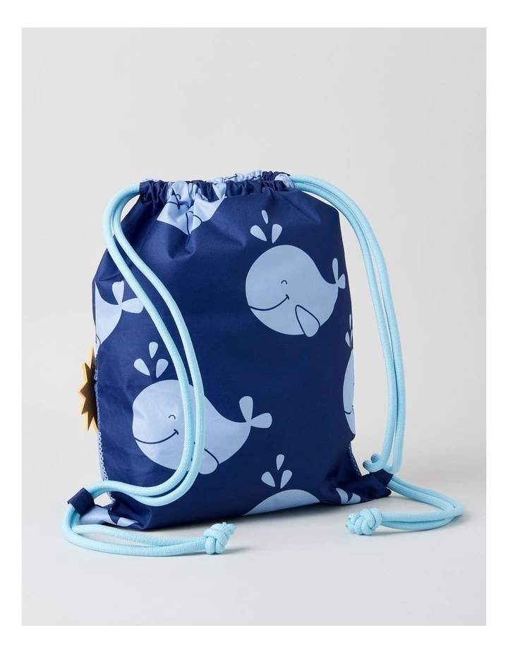 Whale Swim Bag in Blue image 3