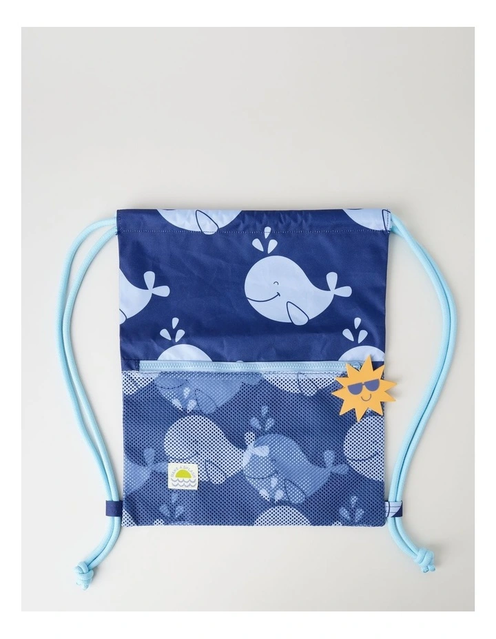 Whale Swim Bag in Blue image 4