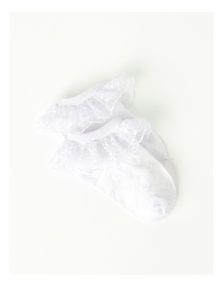 Lace Party Socks in White