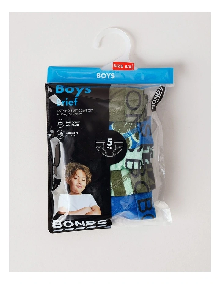 Brief 5 Pack in Print YZ2 image 3
