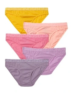 Bikini Undies 5 Pack in Multi
