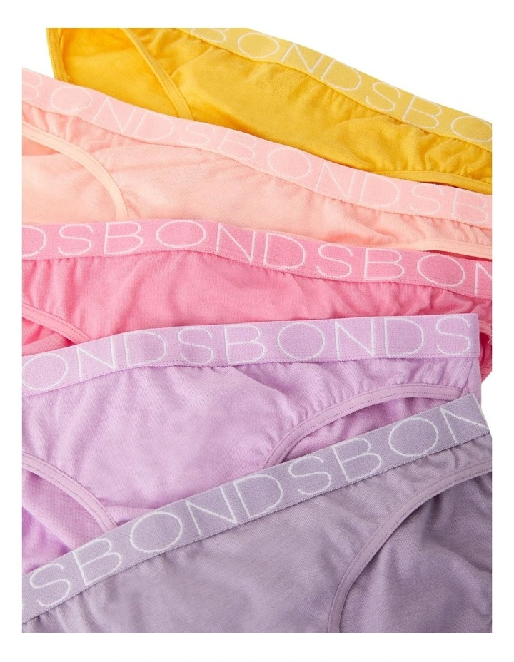 Bikini Undies 5 Pack in Multi image 3