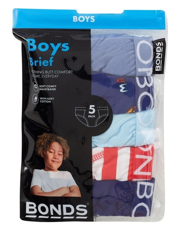 Brief 5 Pack in Multi image 3