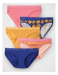 Girls Bikini 5 Pack in Framed In Flowers
