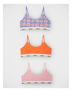 Girls Hipster Scoop Crop 3 Pack in Framed In Flowers
