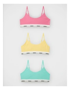 Girls Hipster Scoop Crop 3 Pack in Shook / Honeymoon / Isla Blue