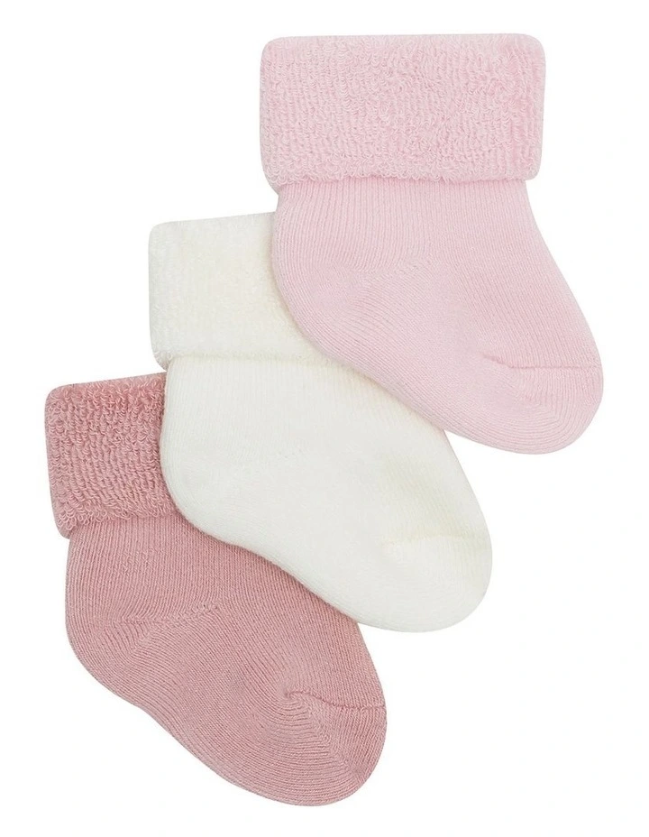 Newbies Wondersock 3 Pack in Multi image 2