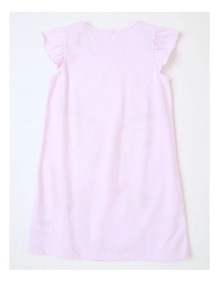 Xmas Reindeer Knit Nightie in Light Pink image 3