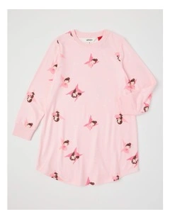 Cosy Knit Fairy Nightie in Baby Pink