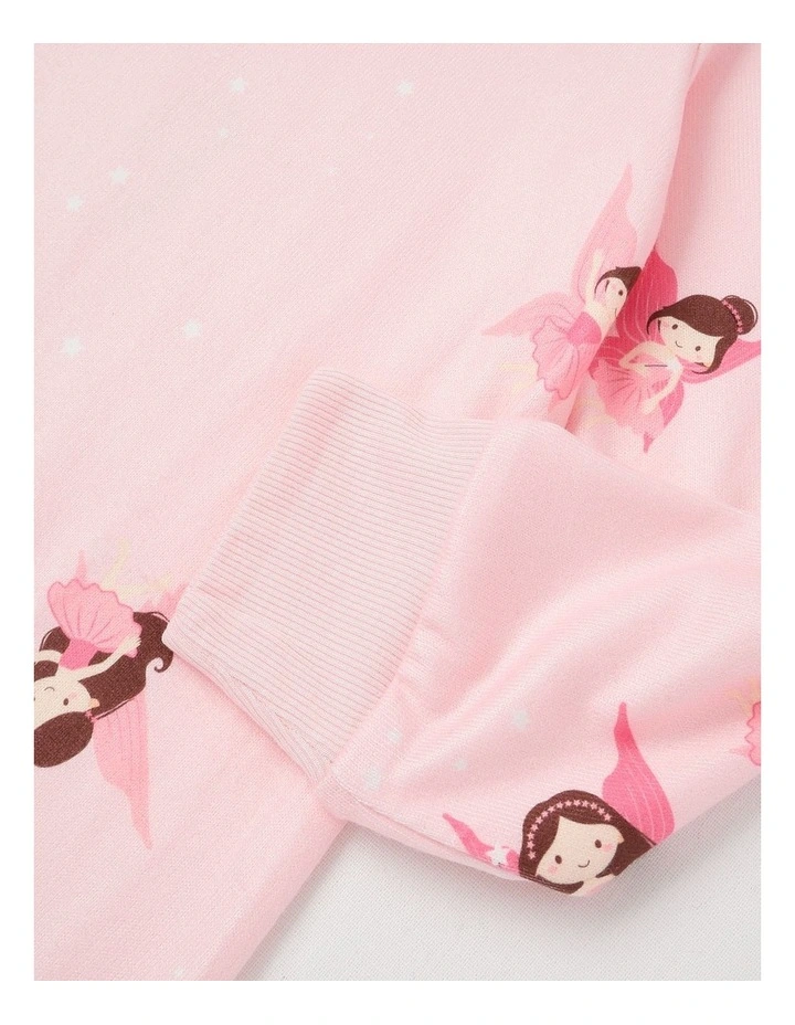 Cosy Knit Fairy Nightie in Baby Pink image 4