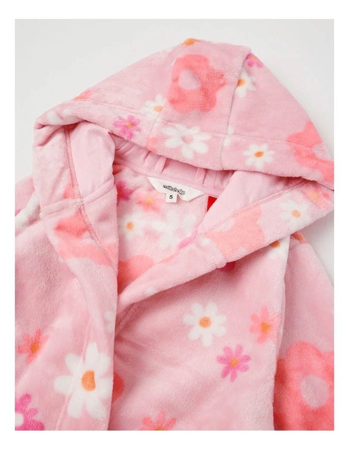 Floral Gown in Baby Pink image 2