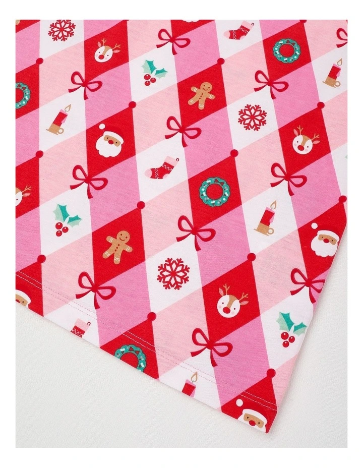 Matching Xmas Argyle Nightie Nightie in Pink image 4