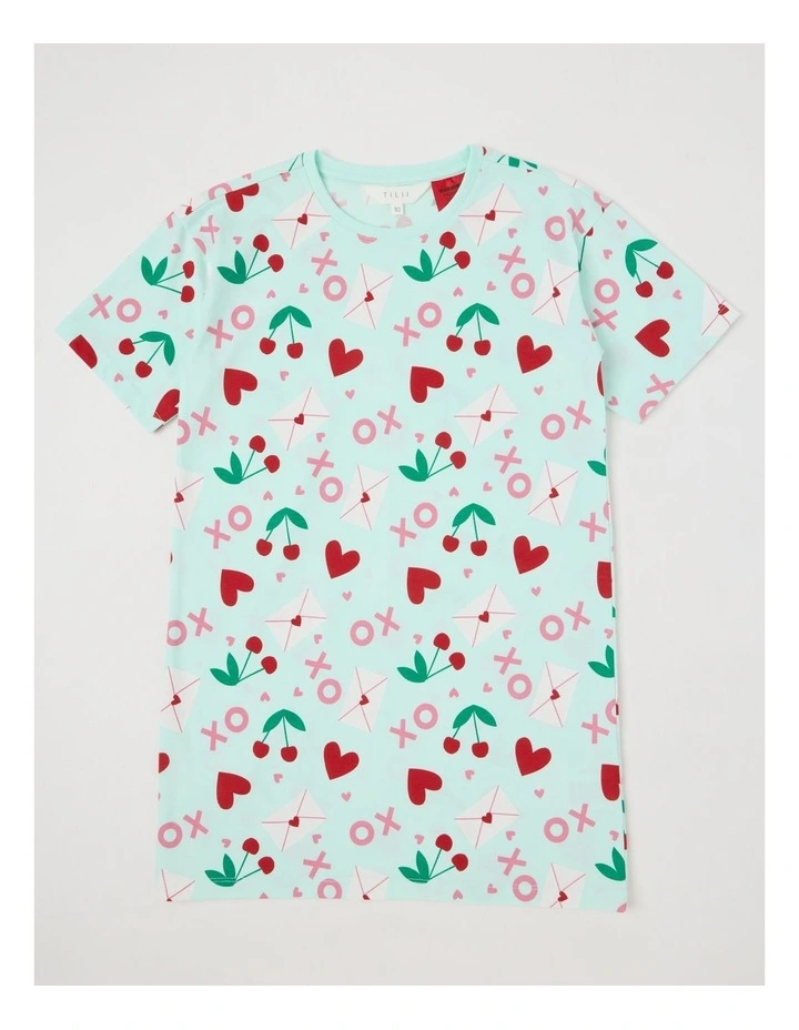 Love Letters Nightie in Aquamarine image 1