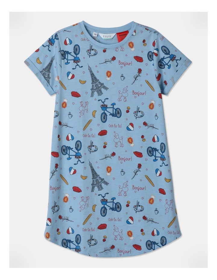 Paris Nightie in Sky Blue