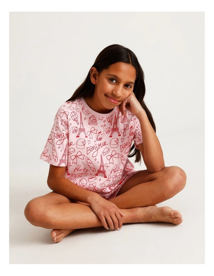 Pretty Paris Pyjama Set Light In Pink image 1