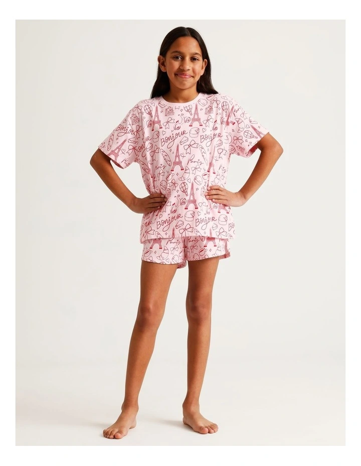 Pretty Paris Pyjama Set Light In Pink image 2