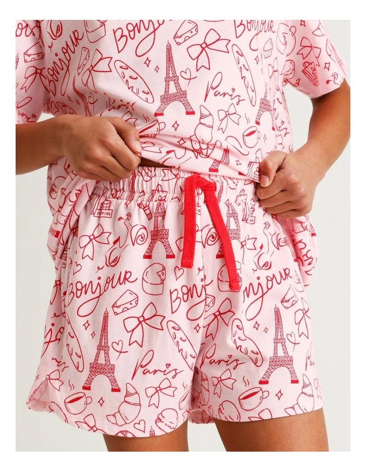 Pretty Paris Pyjama Set Light In Pink image 5