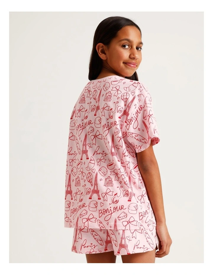 Pretty Paris Pyjama Set Light In Pink image 6