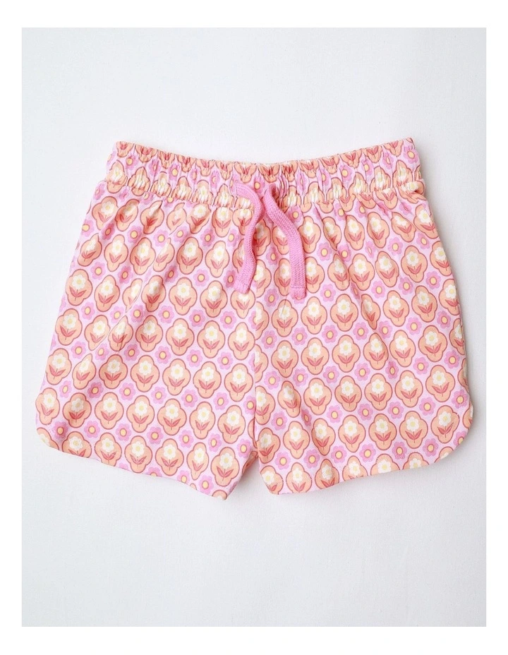 Garden Bloom Dreams Family Print Pyjama Set In Peach image 4