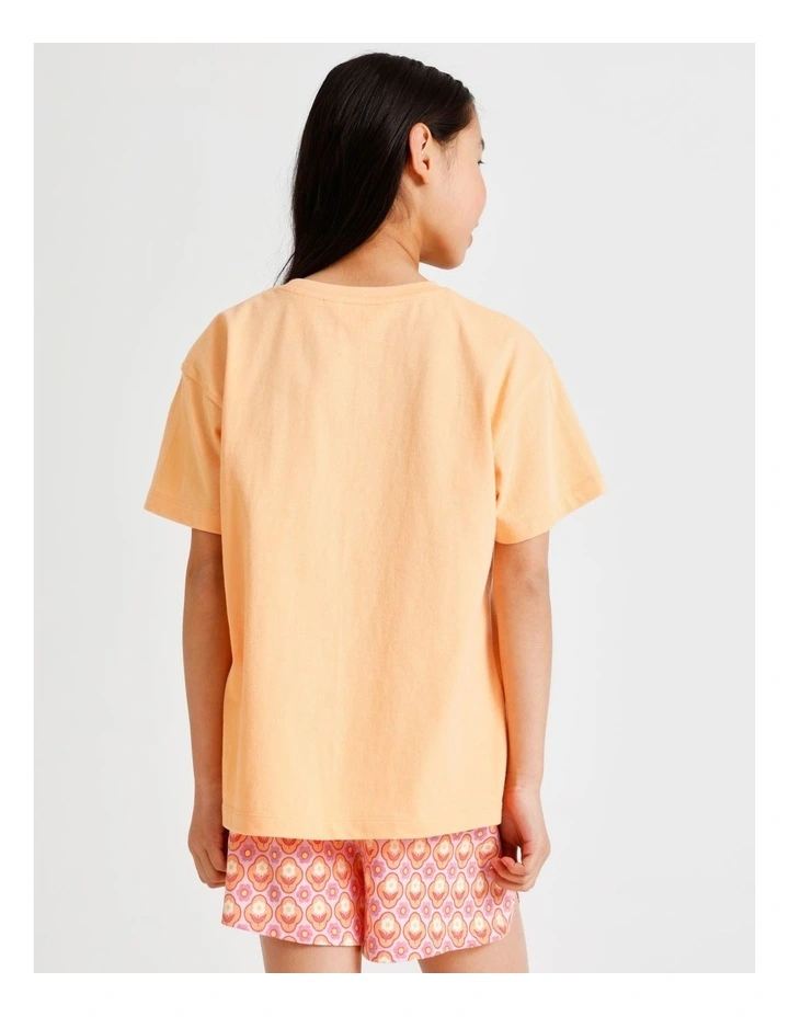 Garden Bloom Dreams Family Print Pyjama Set In Peach image 5