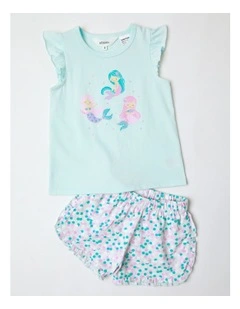 Mermaid Pyjama Set in Aquamarine