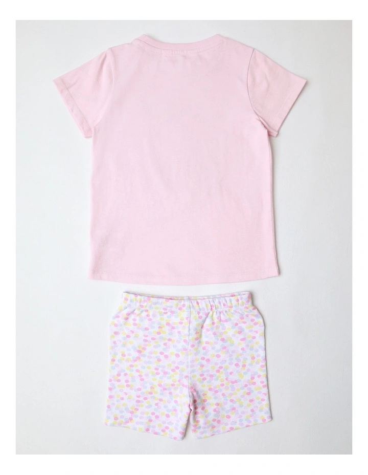 Unicorn Dreams Pyjama Set in Baby Pink image 3
