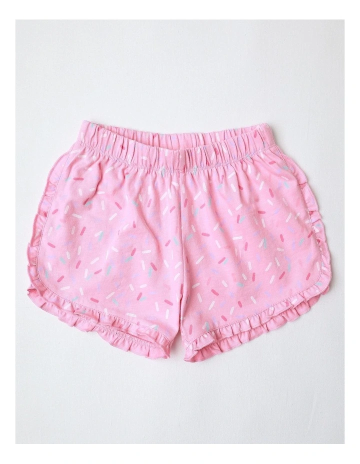 Icecream Flutter Sleeve Knit Pyjamas in Pink image 4