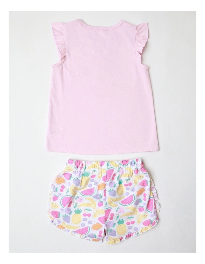 Fruit Salad Family Matching Print Knit Pyjamas Baby Pink image 4