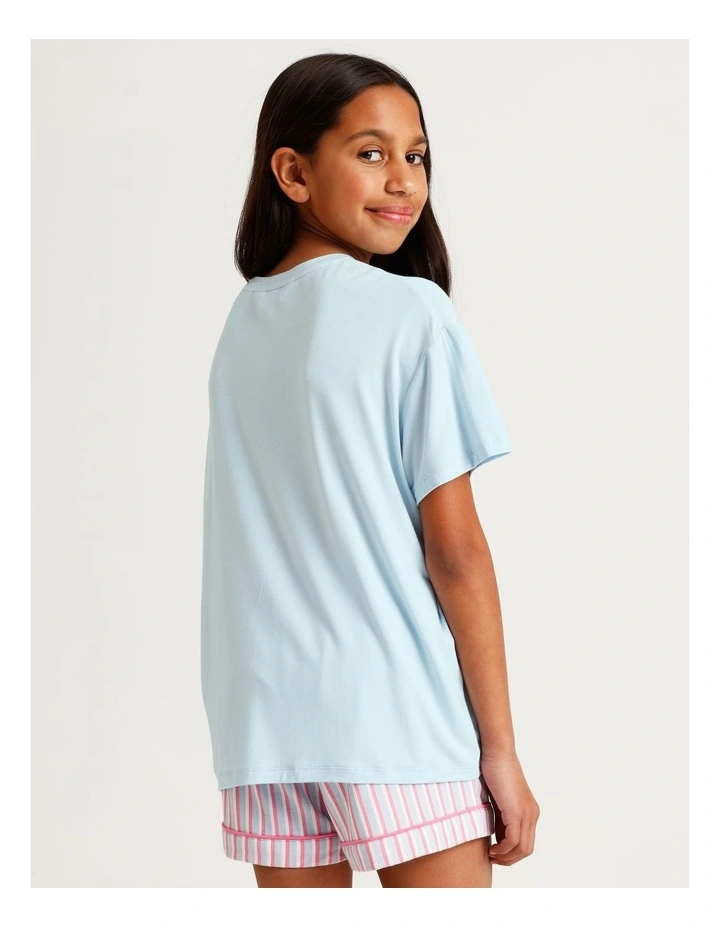 Balloon Dog Bamboo Pyjamas in Light Blue image 5