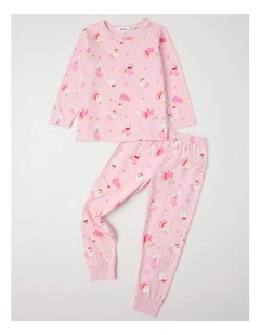 Knit Dogs Pyjamas in Baby Pink