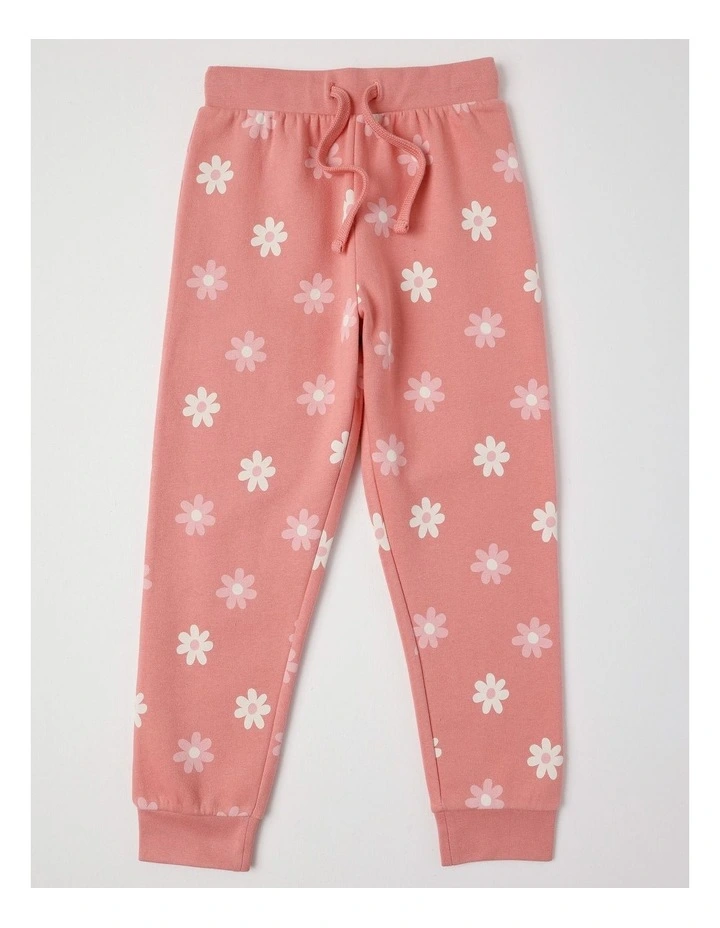 Knit Fleece Bunny Pyjamas in Dusty Pink image 5