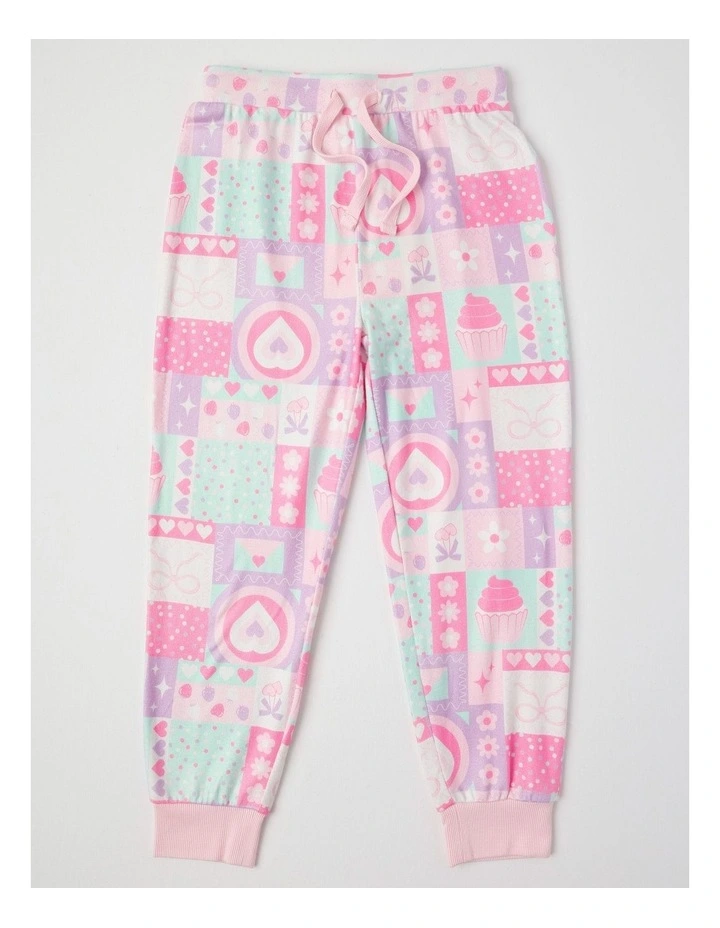 Cosy Knit Patchwork Pyjamas in Assorted image 5