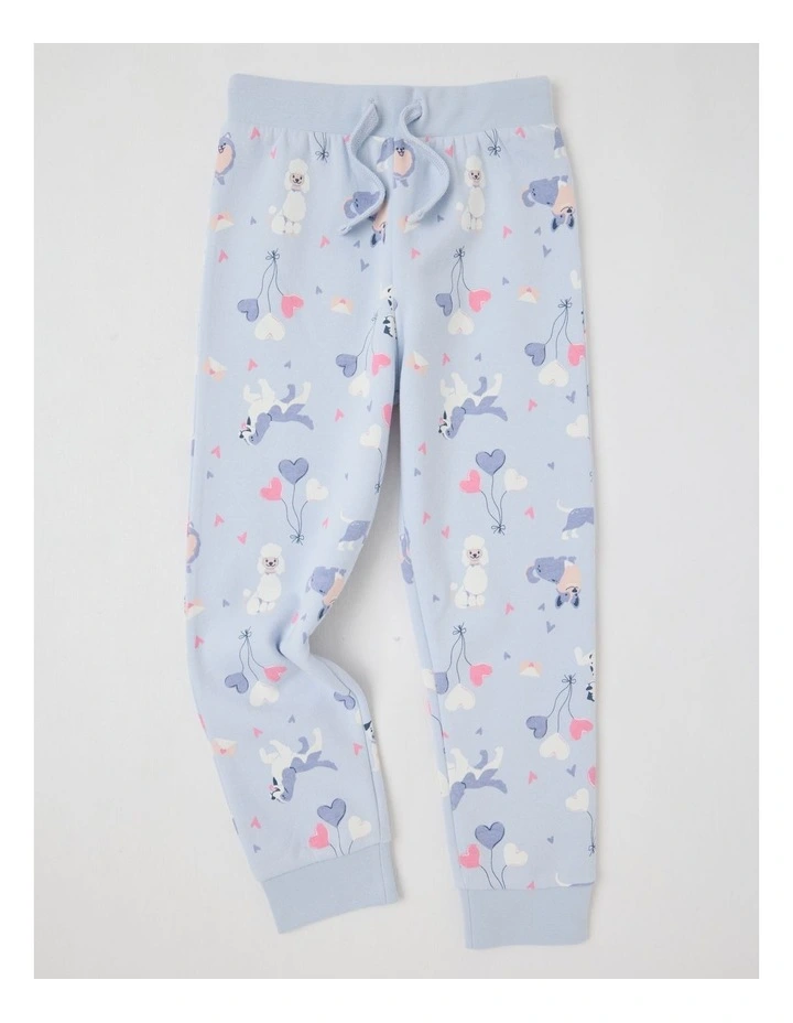 Milkshake Knit/Fleece Dogs Pyjamas in Light Blue image 5