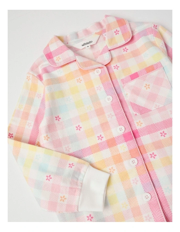 Woven Gingham Pyjamas in Assorted image 2