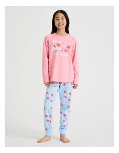 Knit Sweet Dreams Pyjamas in Tulip