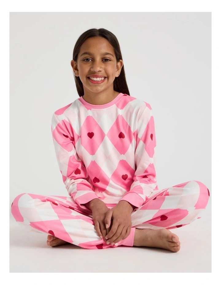 Cosy Knit Argile Pyjamas in Lipstick image 4