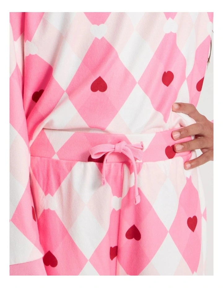 Cosy Knit Argile Pyjamas in Lipstick image 5